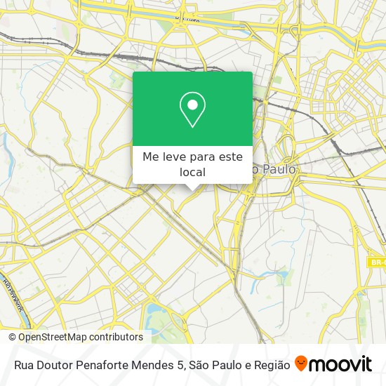 Rua Doutor Penaforte Mendes 5 mapa