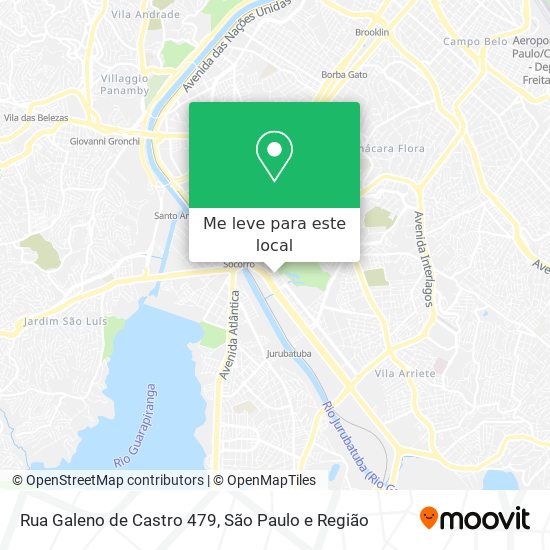 Rua Galeno de Castro 479 mapa