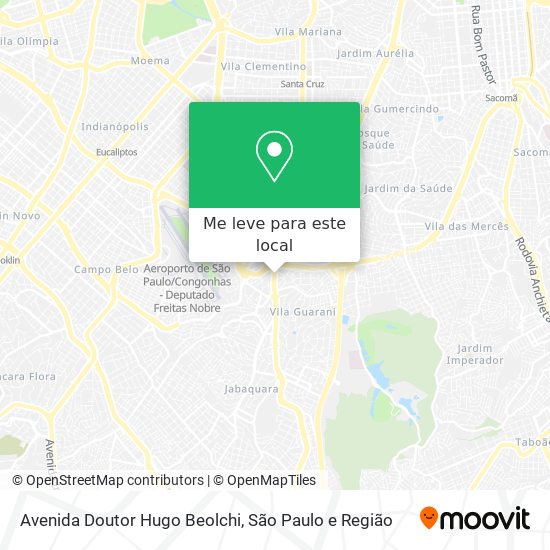 Avenida Doutor Hugo Beolchi mapa