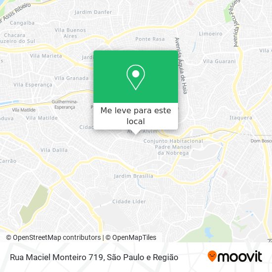Rua Maciel Monteiro 719 mapa