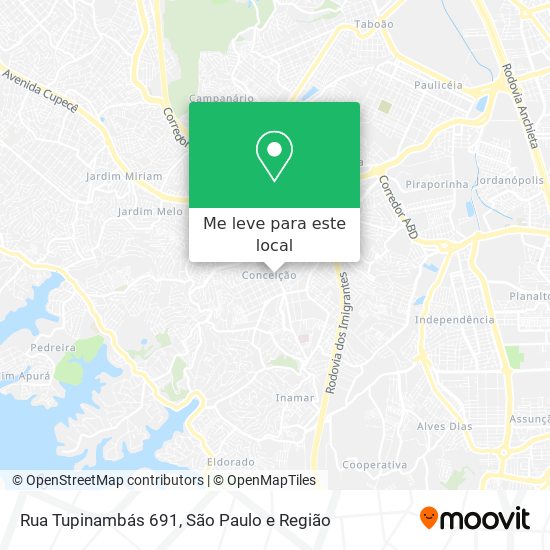 Rua Tupinambás 691 mapa