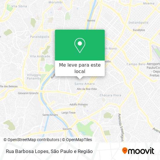 Rua Barbosa Lopes mapa