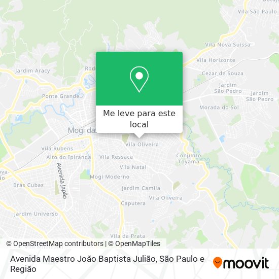 Avenida Maestro João Baptista Julião mapa