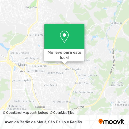 Avenida Barão de Mauá mapa