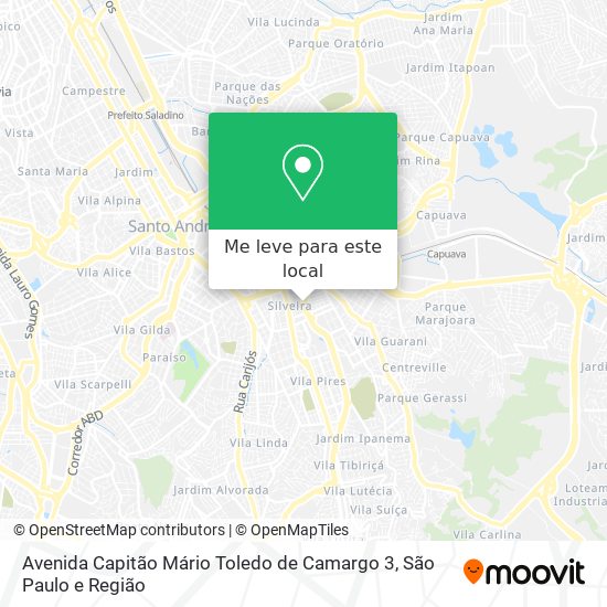 Avenida Capitão Mário Toledo de Camargo 3 mapa