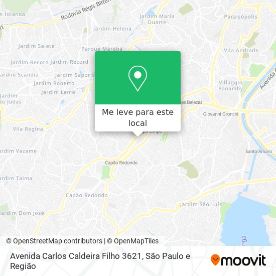 Avenida Carlos Caldeira Filho 3621 mapa