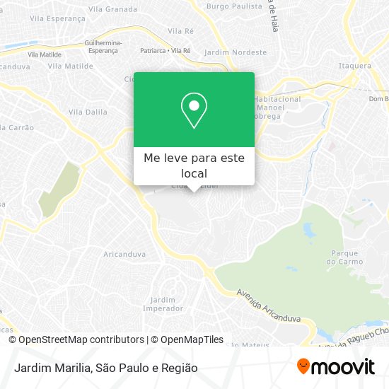 Jardim Marilia mapa
