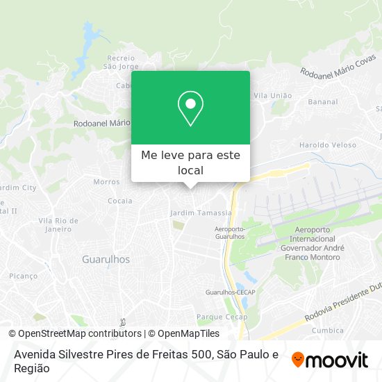 Avenida Silvestre Pires de Freitas 500 mapa