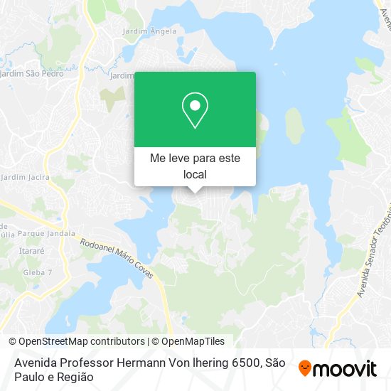 Avenida Professor Hermann Von lhering 6500 mapa