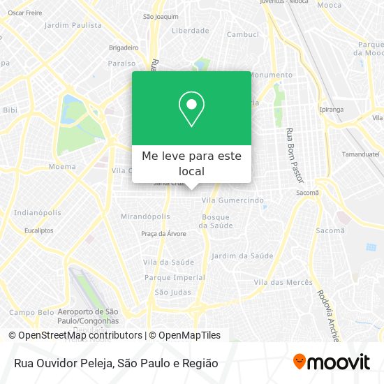 Rua Ouvidor Peleja mapa