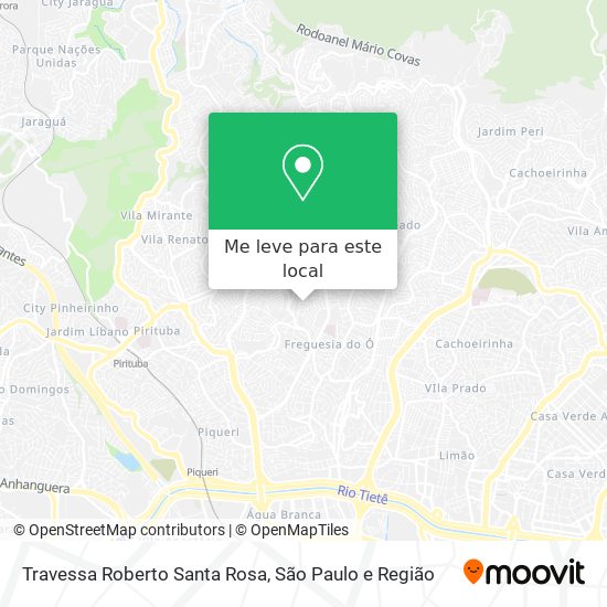 Travessa Roberto Santa Rosa mapa