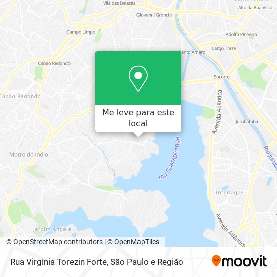 Rua Virgínia Torezin Forte mapa