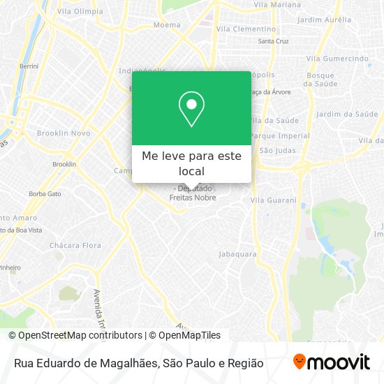 Rua Eduardo de Magalhães mapa