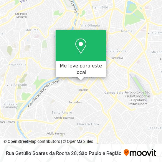 Rua Getúlio Soares da Rocha 28 mapa