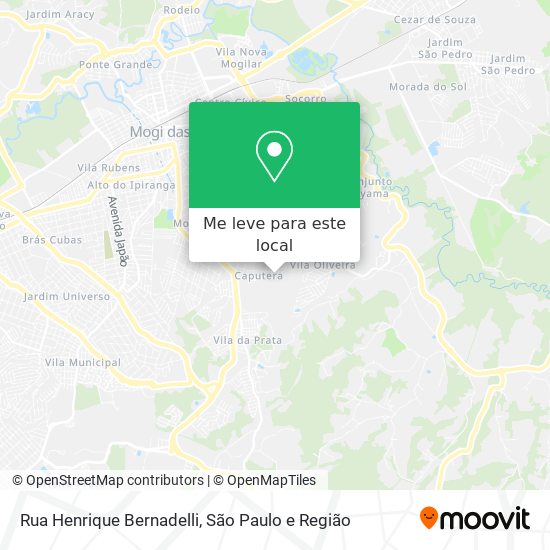 Rua Henrique Bernadelli mapa
