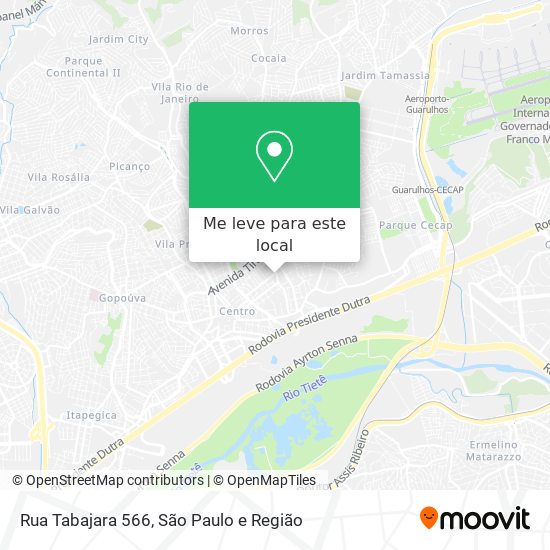 Rua Tabajara 566 mapa