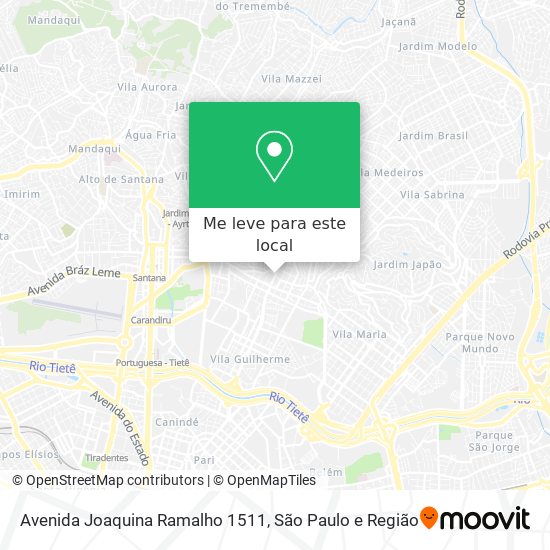 Avenida Joaquina Ramalho 1511 mapa