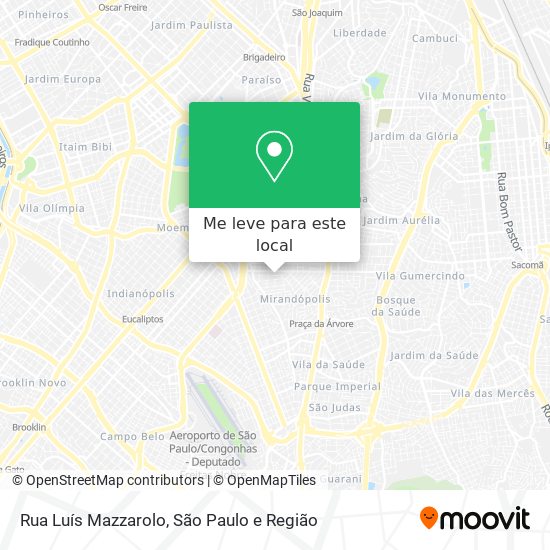 Rua Luís Mazzarolo mapa