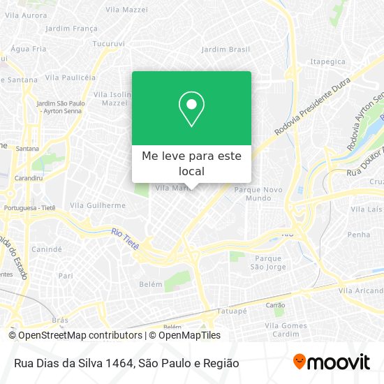 Rua Dias da Silva 1464 mapa