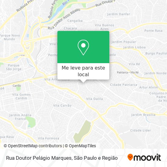 Rua Doutor Pelágio Marques mapa