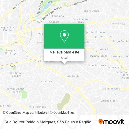 Rua Doutor Pelágio Marques mapa