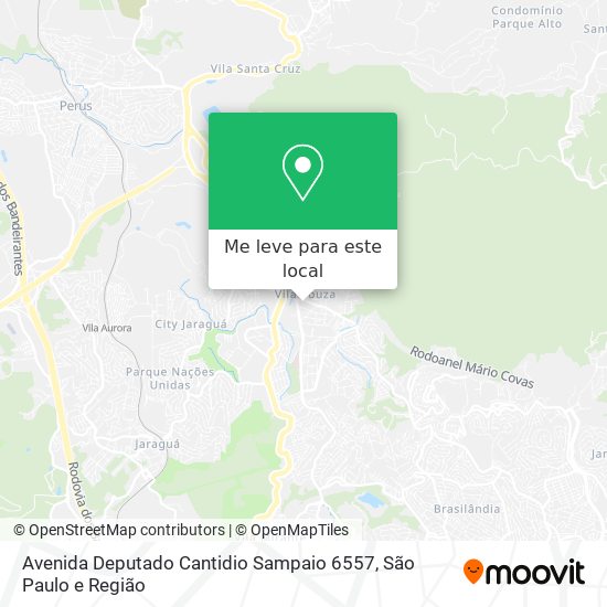 Avenida Deputado Cantidio Sampaio 6557 mapa