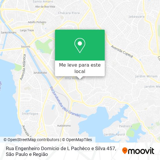 Rua Engenheiro Domício de L Pachêco e Silva 457 mapa
