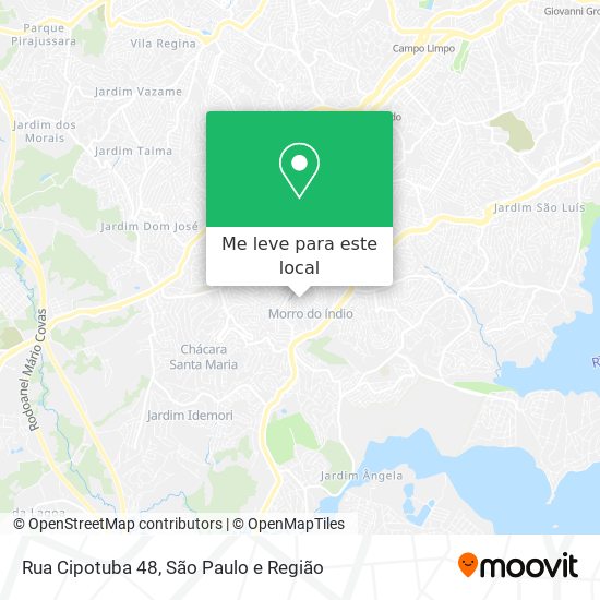 Rua Cipotuba 48 mapa