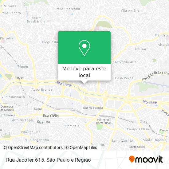 Rua Jacofer 615 mapa
