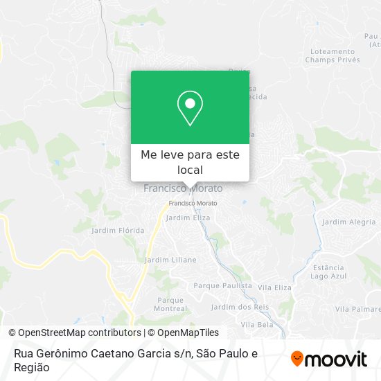 Rua Gerônimo Caetano Garcia s / n mapa