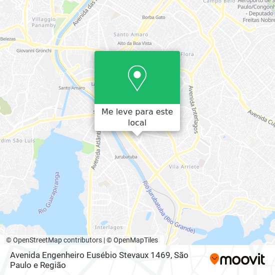 Avenida Engenheiro Eusébio Stevaux 1469 mapa