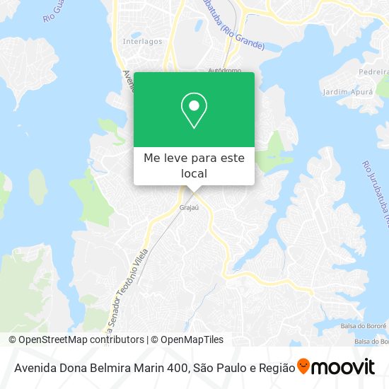 Avenida Dona Belmira Marin 400 mapa