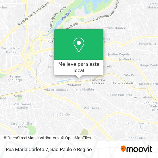 Rua Maria Carlota 7 mapa