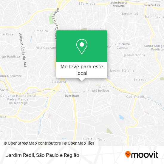 Jardim Redil mapa