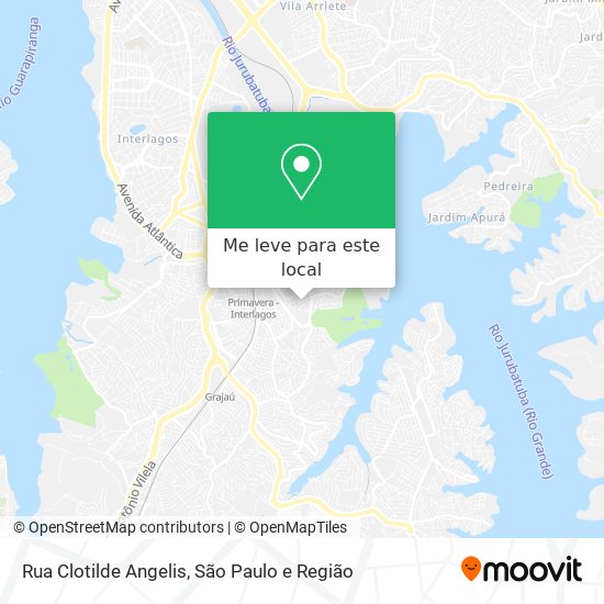 Rua Clotilde Angelis mapa