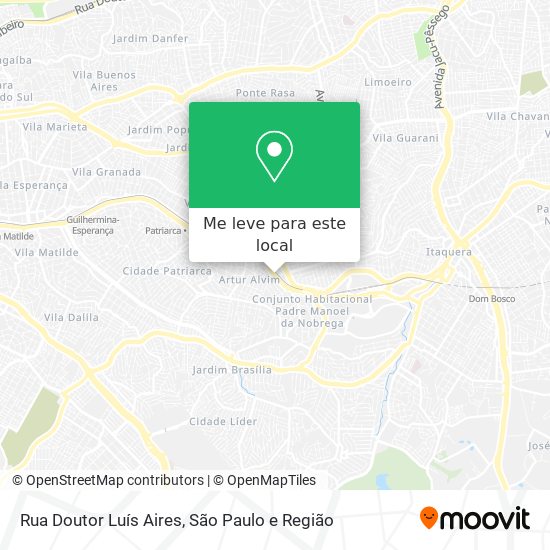 Rua Doutor Luís Aires mapa