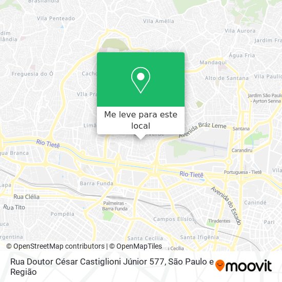 Rua Doutor César Castiglioni Júnior 577 mapa