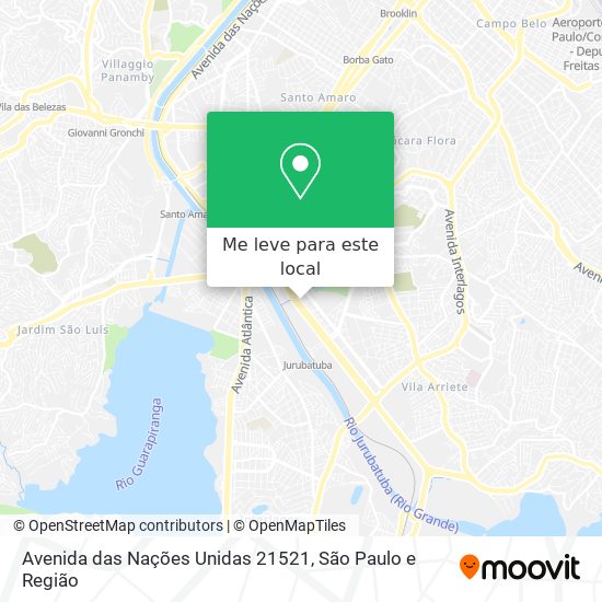 Avenida das Nações Unidas 21521 mapa