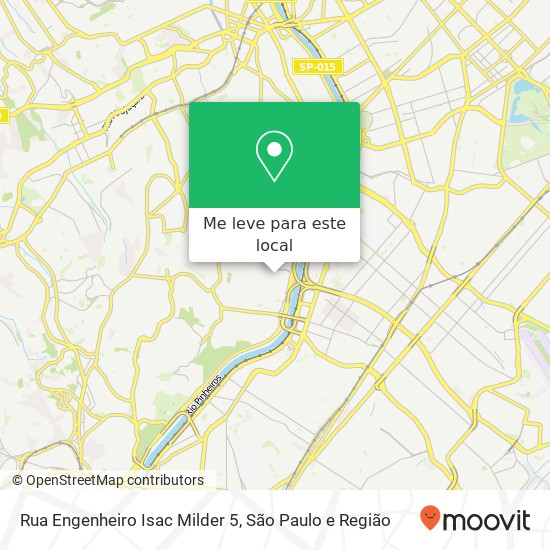 Rua Engenheiro Isac Milder 5 mapa