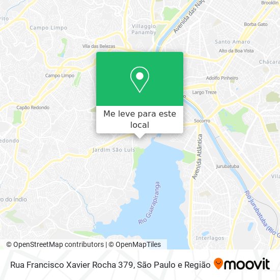 Rua Francisco Xavier Rocha 379 mapa