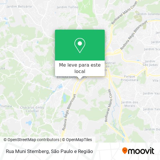 Rua Muni Stemberg mapa