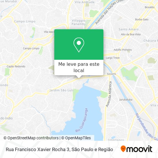 Rua Francisco Xavier Rocha 3 mapa