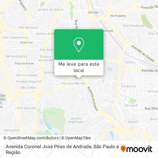 Avenida Coronel José Píres de Andrade mapa