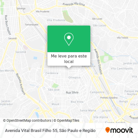 Avenida Vital Brasil Filho 55 mapa