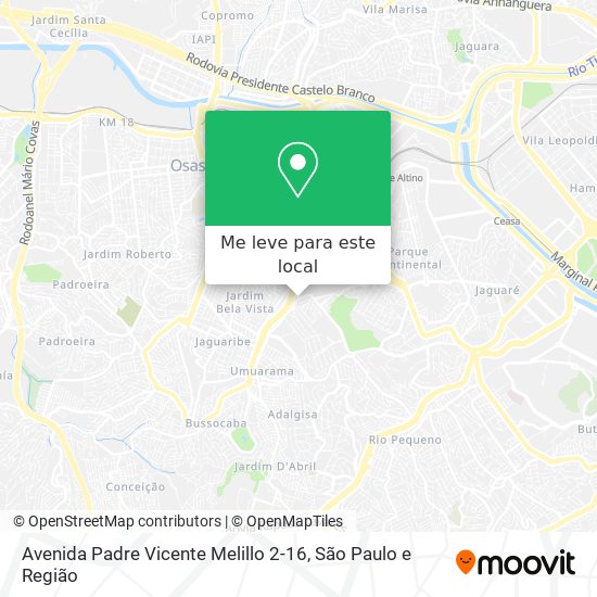 Avenida Padre Vicente Melillo 2-16 mapa