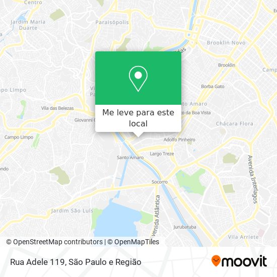 Rua Adele 119 mapa