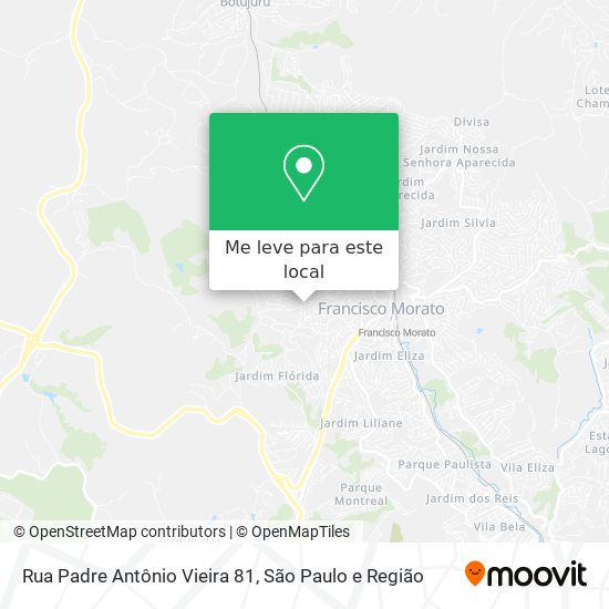 Rua Padre Antônio Vieira 81 mapa