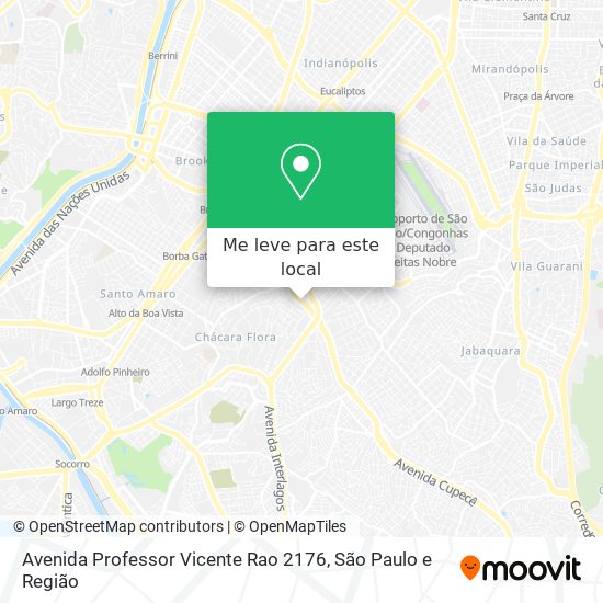 Avenida Professor Vicente Rao 2176 mapa