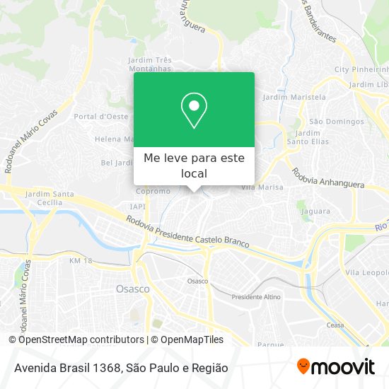 Avenida Brasil 1368 mapa