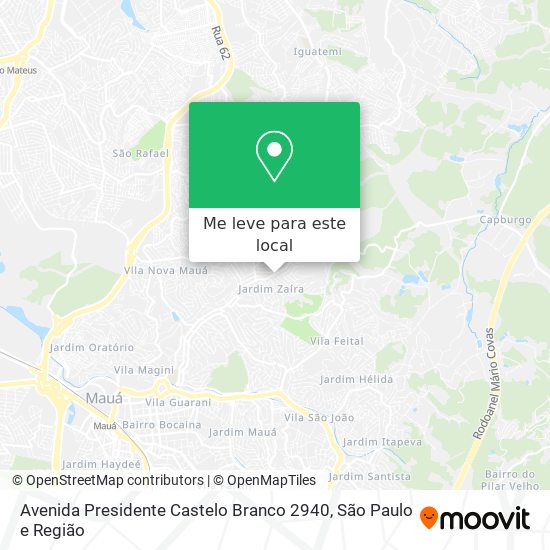 Avenida Presidente Castelo Branco 2940 mapa